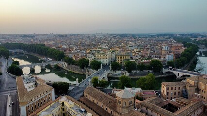 drone photo rome italie europe