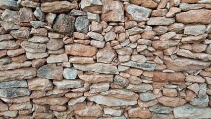 rustic stone wall background detail