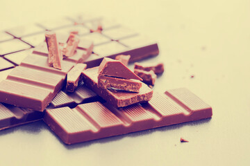 Chocolate bars background