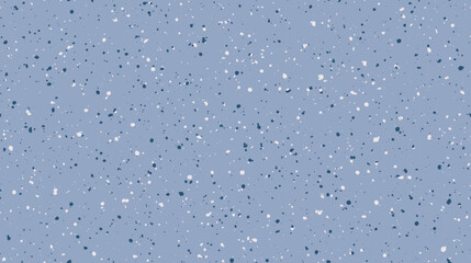 Seamless spray speckle texture. Dirty grain background. Grunge splash repeated effect. Noise repeating pattern. Print distressed effect. Blue splattered particles, splashes, drops wallpaper. Vector