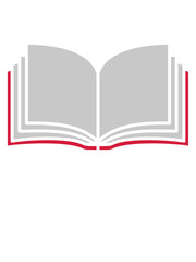 Lernen offenes Buch Seiten 