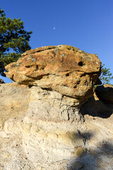 Sandstone rock formations in Colorado.