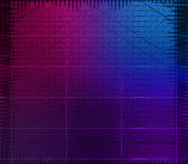 Abstract glitch art grid background image.