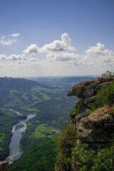 view from the top of the mountain