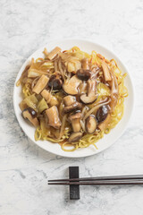 ヘルシー餡かけ焼きそば