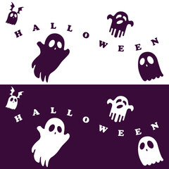 halloween logo with slogan template