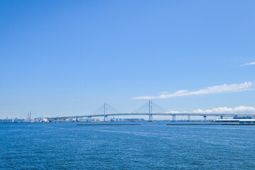 神奈川県横浜市みなとみらいの都市風景