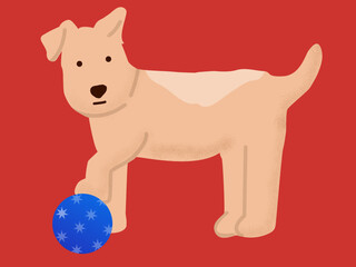 illustration of a dog