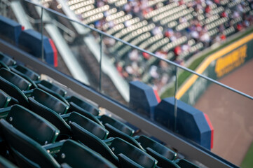 empty baseball stadium seats