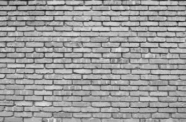 Abstract Black brick wall texture for pattern background.