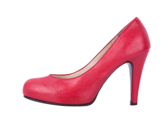 Red high heel women shoe