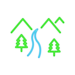 river neon icon