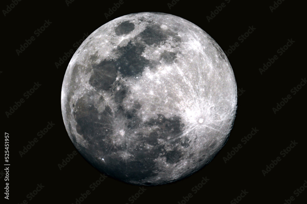 Wall mural lunar craters are impact craters on earth's moon.