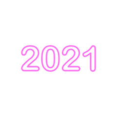 2021 neon banner