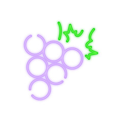 grape neon icon