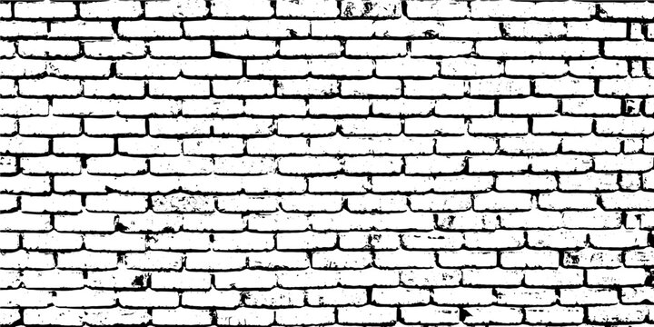 Vector seamless texture of brick wall