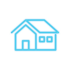 house neon icon