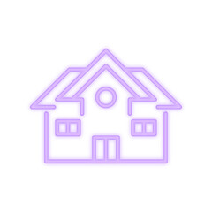 residence neon icon