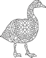illustration of a goose