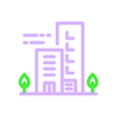 office neon icon