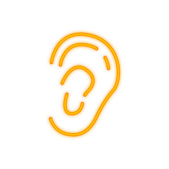 ear neon icon