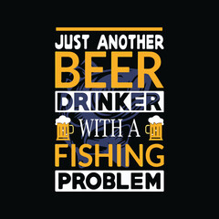 Obraz premium beer typography t shirt design