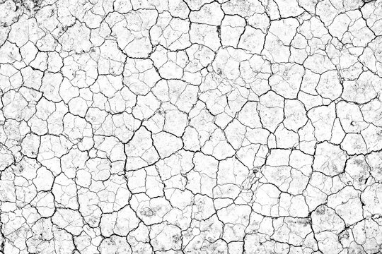 Earth crack texture top view abstract grey background