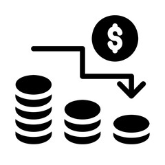 statistic glyph icon