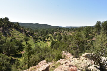 view of the mountain