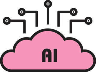 cloud computing concept AI