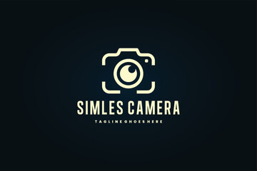 simple camera logo, photography logo, studio camera logo, wedding camera logo