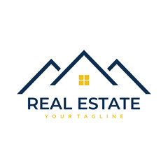 real estate logo vector design template