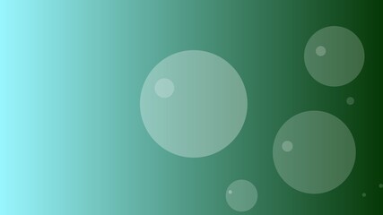 background with bubbles. bubbles in ther green water. illustration with bubble template background.  water depth.