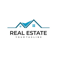 real estate logo vector design template