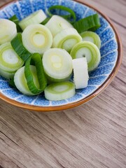 신선한 유기농 채소 파