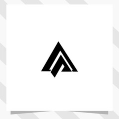 letter pa ap logo design