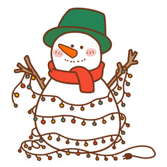 Funny Snowman