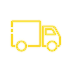 delivery neon icon