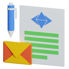 Branding 3d icon illustration