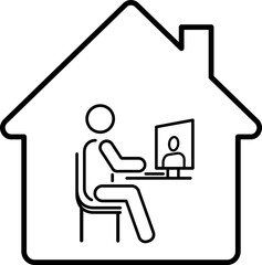 Work from home, , social distancing, covid-19, home, house, working