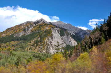 autumn in the mountains