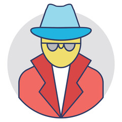 Detective Vector Icon
