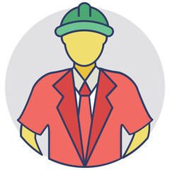 Engineer Vector Icon