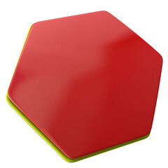 red box isolated on white