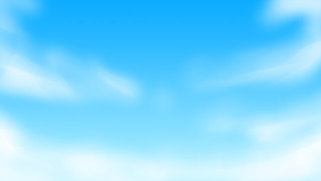 sky anime background. Illustration of Cloudy Sky in Anime style. Anime background. illustration of Cloudy Sky in Anime style. background copy space area. Cloud Background