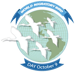 World Migratory Bird Day Banner Concept