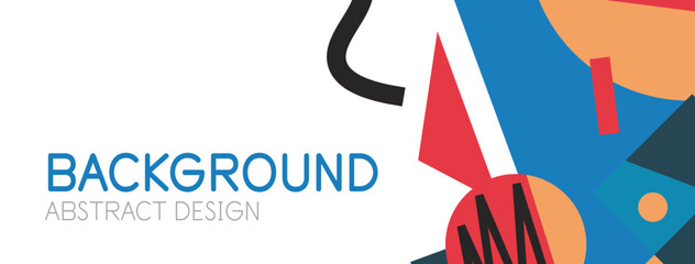 Abstract background with blocks, lines, geometric shapes. Techno or business concept for wallpaper, banner, background, landing page