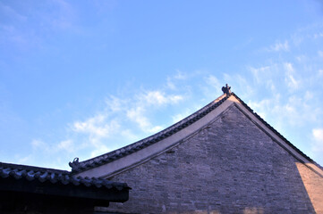 Chinese temple roof