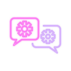 configuration neon icon