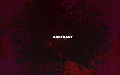 Abstract grunge black and red color grunge texture background